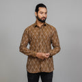  Pochampally Ikat Cotton Men Full Sleeve Shirt 