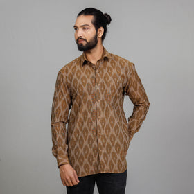  Pochampally Ikat Cotton Men Full Sleeve Shirt 