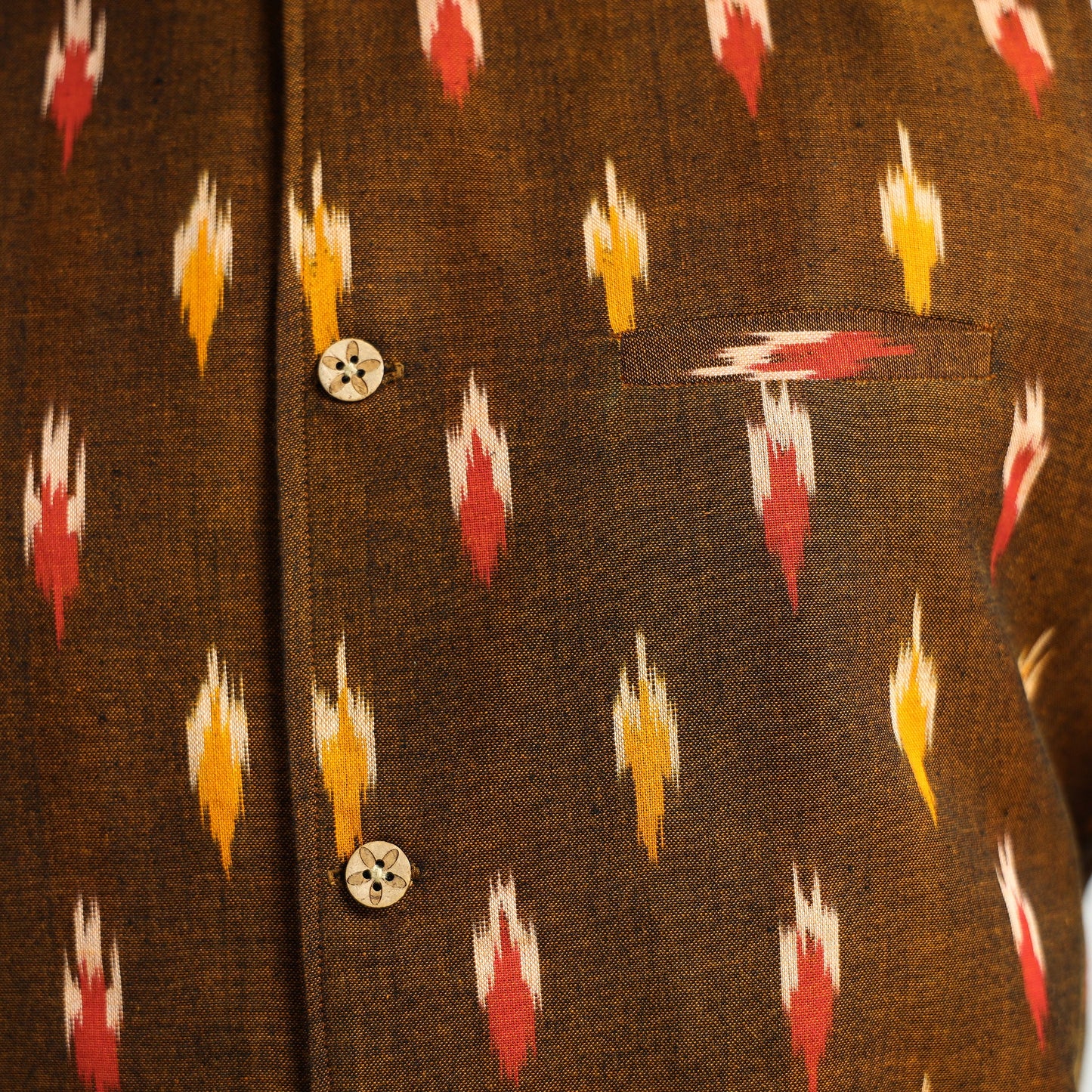 Pochampally Ikat Nehru Jacket
