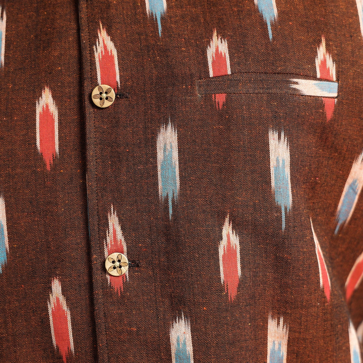 pochampally ikat nehru jacket