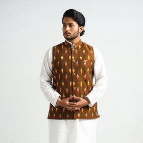 Pochampally Ikat Nehru Jacket