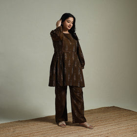 Pochampally ikat cotton co-ord set for women 03