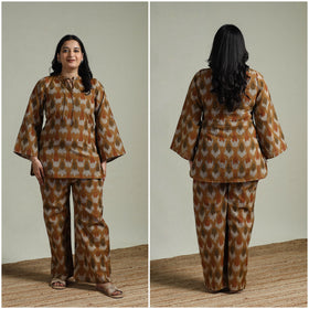 Pochampally ikat cotton co-ord set for women 17