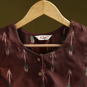 Pochampally ikat cotton readymade blouse 05 - handcrafted