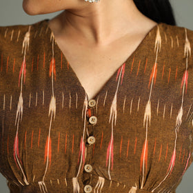 Pochampally Ikat Stitched Blouse
