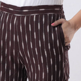 Buy iTokri Casuals - Pochampally Ikat Cotton Tapered Casual Pant for Women Online at iTokri.com