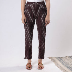 Buy iTokri Casuals - Pochampally Ikat Cotton Tapered Casual Pant for Women Online at iTokri.com