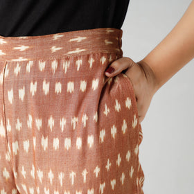  iTokri Casuals - Ikat Cotton Tapered Casual Pant for Women Online at iTokri.com