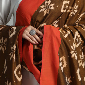 Buy Pochampally Ikat Handloom Cotton Dupatta with Tassels 32 Online l iTokri.com