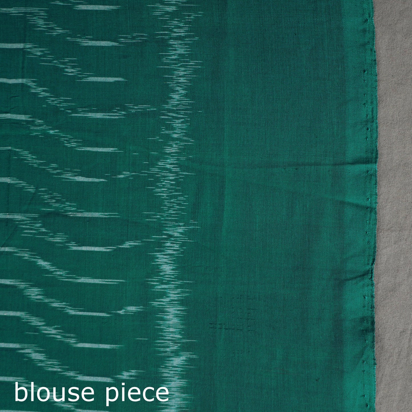 Brown - Pochampally Ikat Weave Handloom Cotton Saree