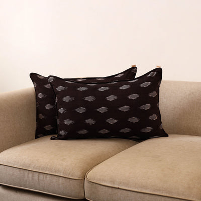 Pochampally ikat weave pillow covers (set of 2) 01