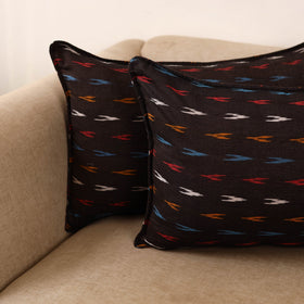 Pochampally ikat weave pillow covers (set of 2) 05
