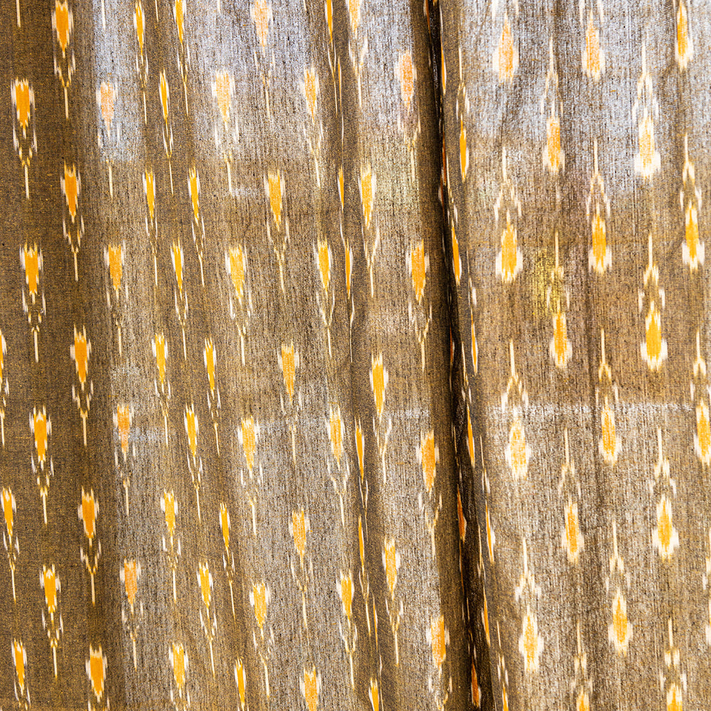 Buy Pochampally Ikat Weave Pure Cotton Fabric Door Curtain Online at iTokri.com