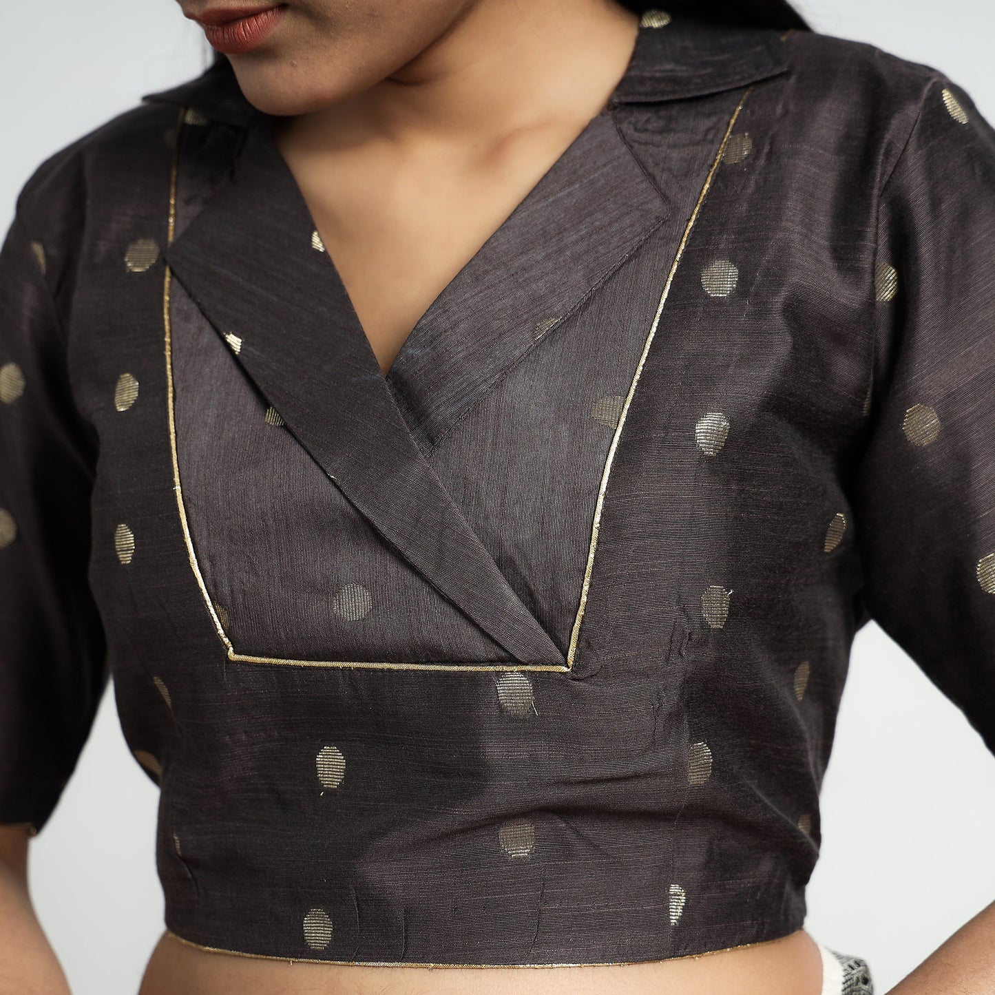  Silk Stitched Blouse