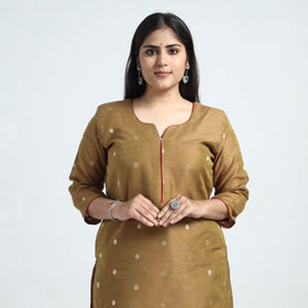 silk straight kurta