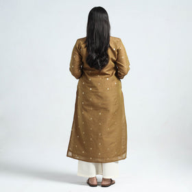 silk straight kurta