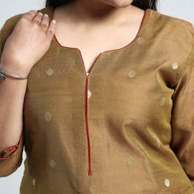 silk straight kurta