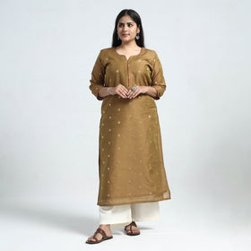 silk straight kurta