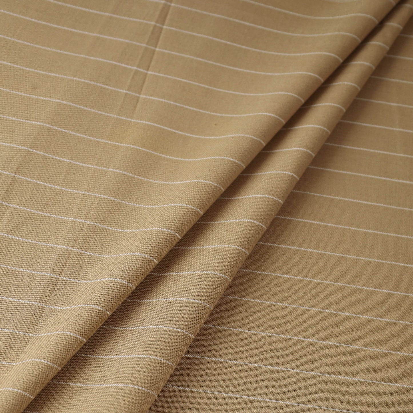 Brown Prewashed Cotton Jacquard Fabric