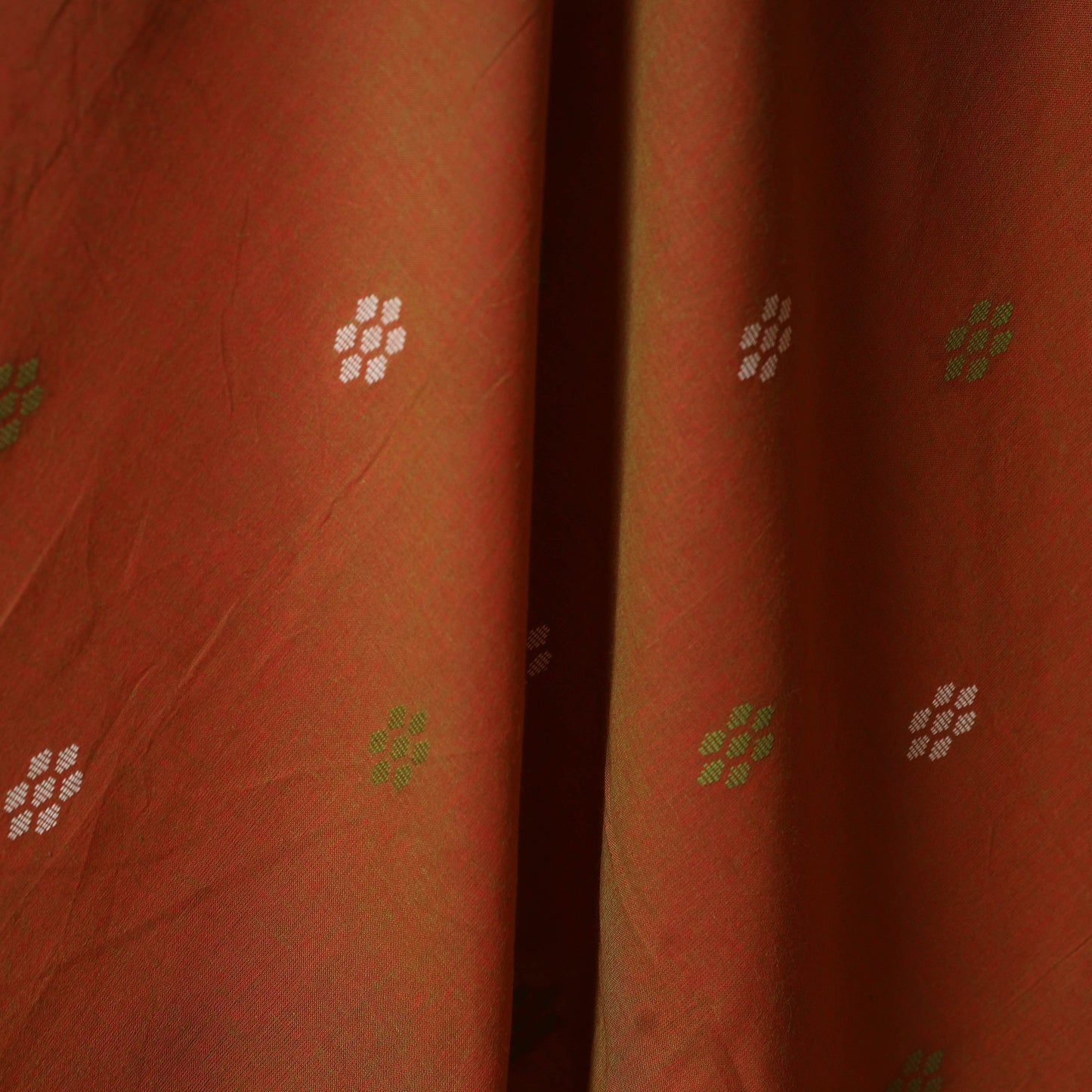 Brown - prewashed cotton jacquard weave fabric 31