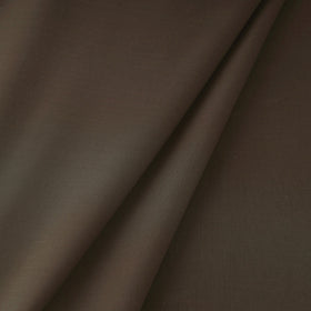 Brown - prewashed plain cotton fabric 42 - handcrafted