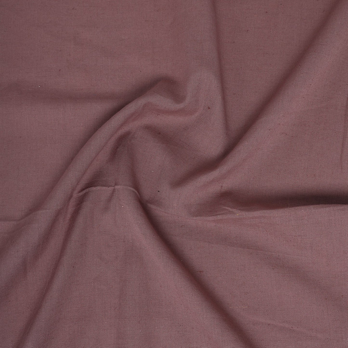 Brown Prewashed Plain Dyed Flex Cotton Precut Fabric