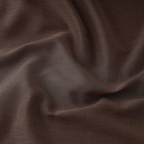Brown - prewashed plain mul cotton fabric 05 - handcrafted