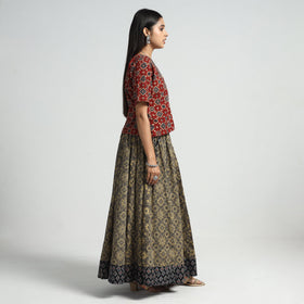 ajrakh long skirt 