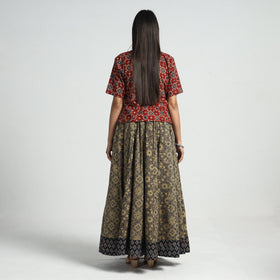 ajrakh long skirt 