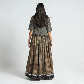 ajrakh long skirt 
