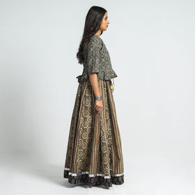 ajrakh long skirt 