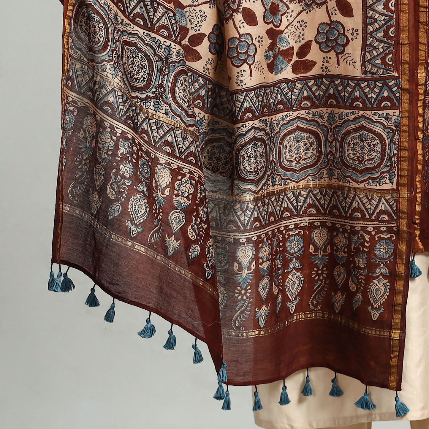 Ajrakh Dupatta