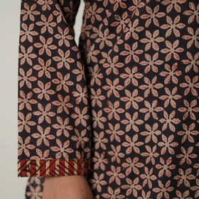  Brown Block Print Cotton Bagru Co-Ord Set 