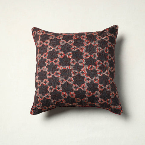 Authentic Brown Ajrakh Cushion Cover 