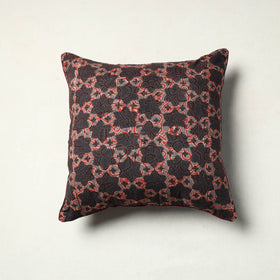 Authentic Brown Ajrakh Cushion Cover 