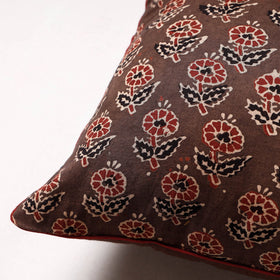 Buy Ajrakh Block Printed Cotton Cushion Cover Online at iTokri.com