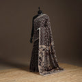 Printed cotton kalamkari saree 03 - handcrafted