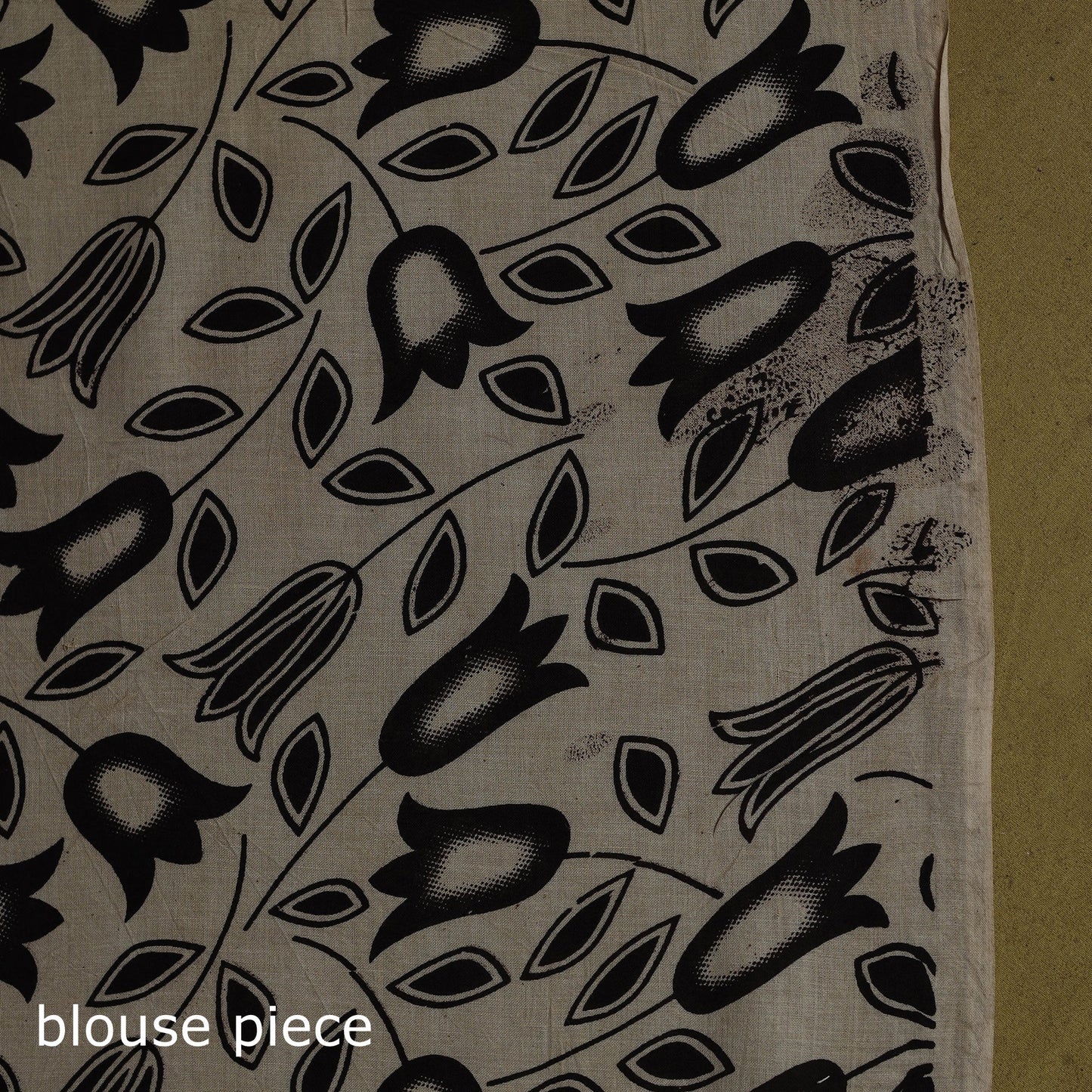 Printed cotton nellore kalamkari saree 08 - handcrafted