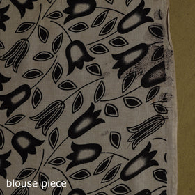 Printed cotton nellore kalamkari saree 08 - handcrafted