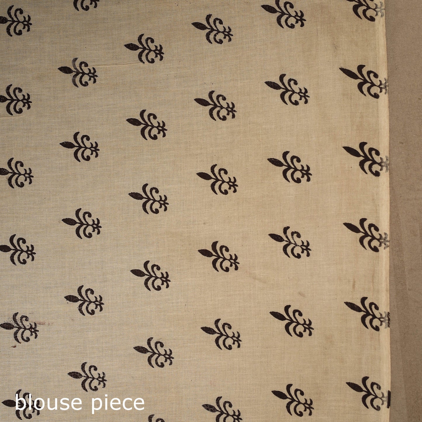 Brown - printed cotton nellore kalamkari saree 35