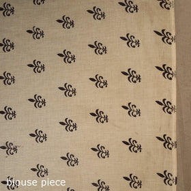 Brown - printed cotton nellore kalamkari saree 35