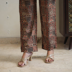  Brown Block Printed Cotton Ajrakh Co-ord Set
