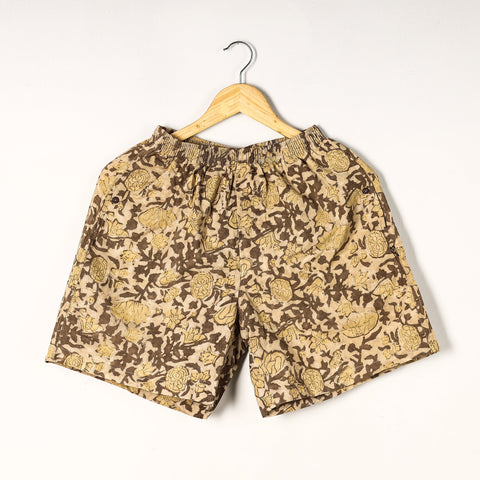  Ajrakh Block Printed Cotton Unisex Boxer/Shorts 