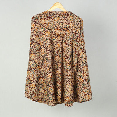  Block Printed Cotton Wrap Around kalamkari Skirt 