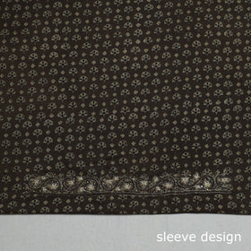 Buy Ajrakh Block Printed Thread & Bead Work Cotton Blouse Piece Online at iTokri.com