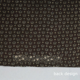 Buy Ajrakh Block Printed Thread & Bead Work Cotton Blouse Piece Online at iTokri.com