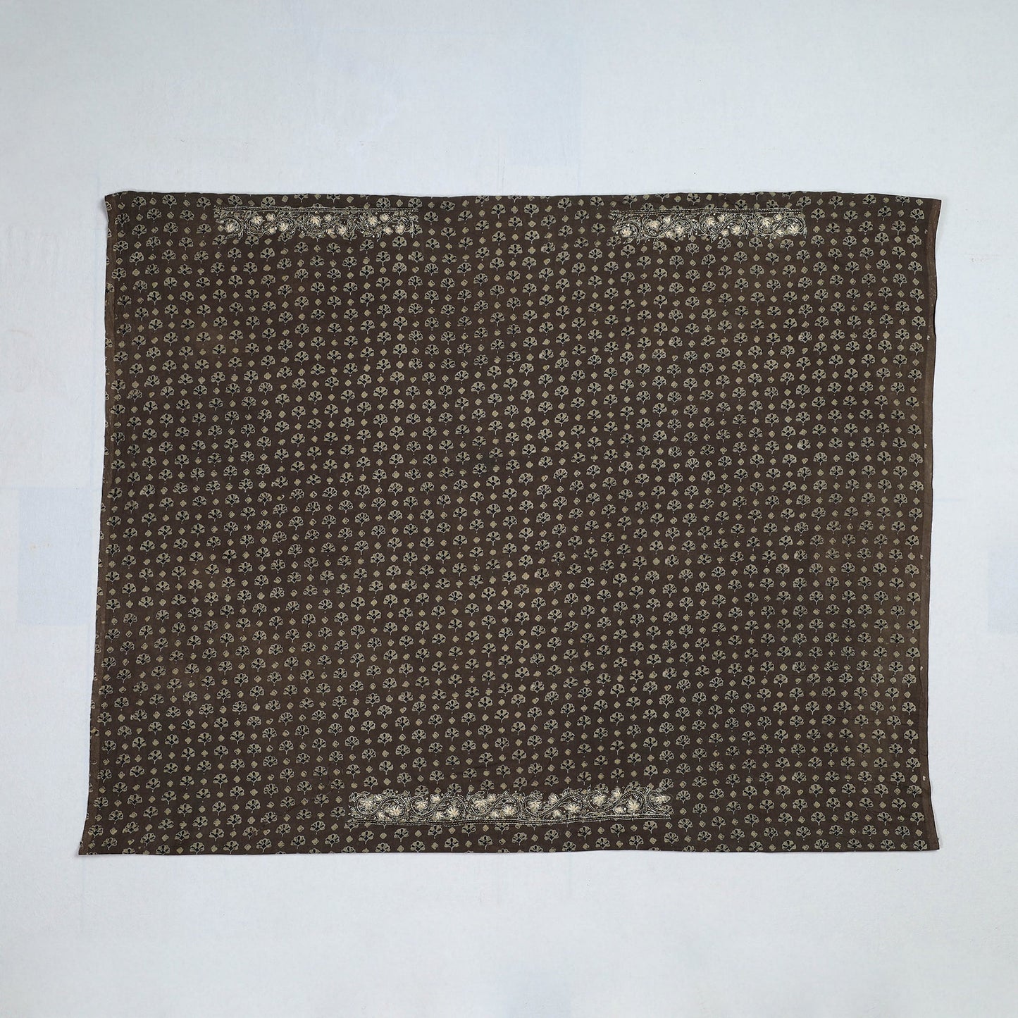 Buy Ajrakh Block Printed Thread & Bead Work Cotton Blouse Piece Online at iTokri.com