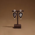 Prisha mirror & ghungroo work gs fabart handmade earrings
