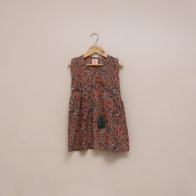 Pure cotton baby girls sanganeri angrakha dress (1-2 years)