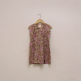 Pure cotton baby girls sanganeri angrakha dress (1-2 years)
